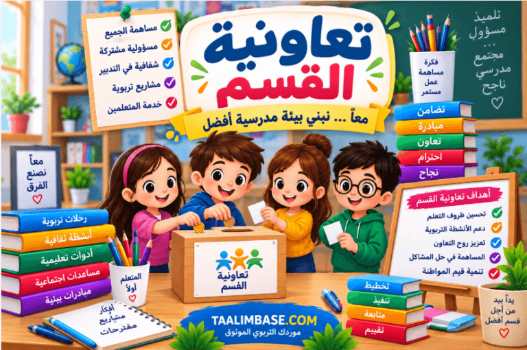 وثيقة تعاونية القسم PDF