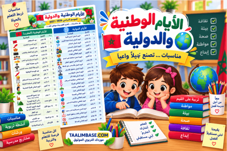 الأيام الوطنية والدولية PDF