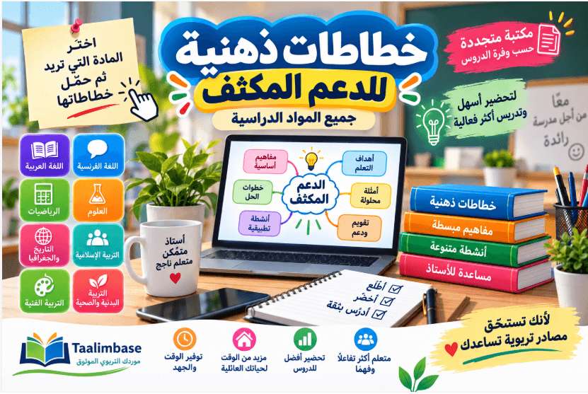 الخطاطات الذهنية للدعم المكثف