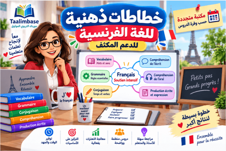 خطاطات ذهنية للغة الفرنسية