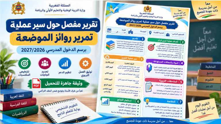 تقرير تمرير رائز الموضعة