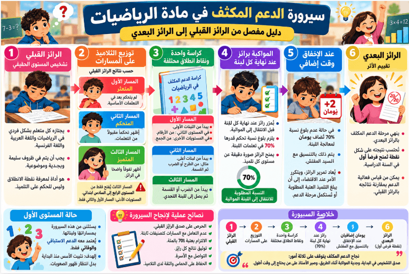 الدعم المكثف مادة الرياضيات