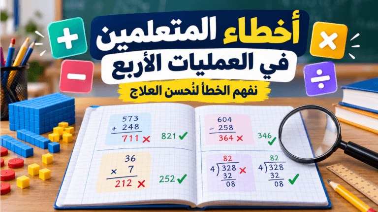 العمليات الأربع ومعالجة الأخطاء